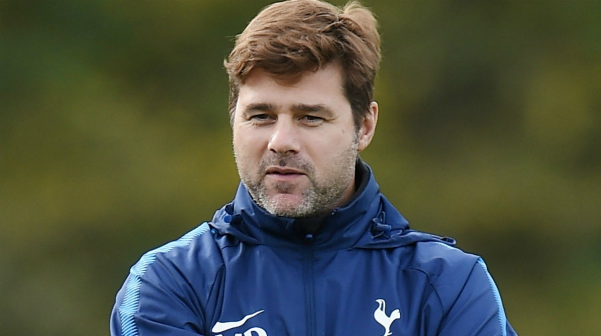 Pochettino, en un entrenamiento del Tottenham.