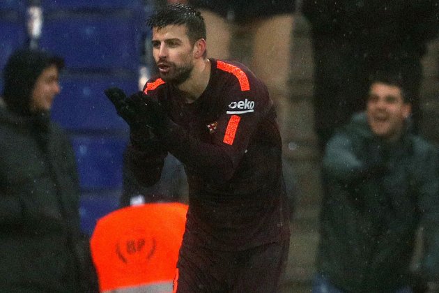 Espanyol Barça Gol Pique Celebracio Efe