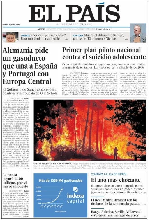 el pais portada 12 agost