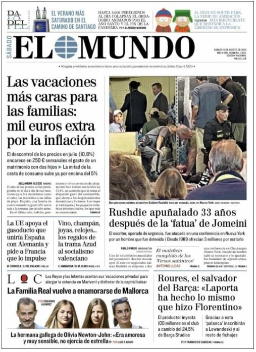 el mundo portada 13 agost