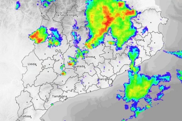 12.54h radar meteorològic