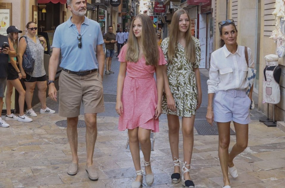 La familia Real Mallorca EFE