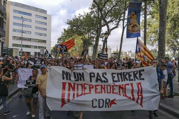 Manifestació CDR diada de catalunya les rambles / Foto: Mayte Piulachs