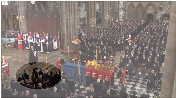 Reis Espanya asseguts junts funeral europa press