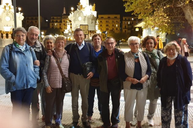 Los viajeros de ElNacional a la llegada a Donosti Marc Pons