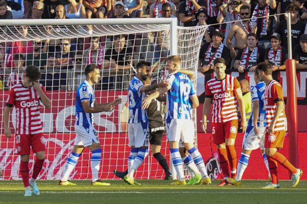 Celebracion gol Real Sociedad Girona Sorloth