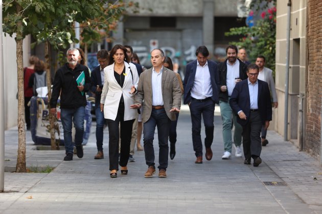 Jordi Turull, Laura Borràs, Jaume Alonso Cuevillas executiva Junts crisi Govern Montse Giralt