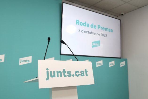 Roda de premsa executiva Junts / Foto: Montse Giralt