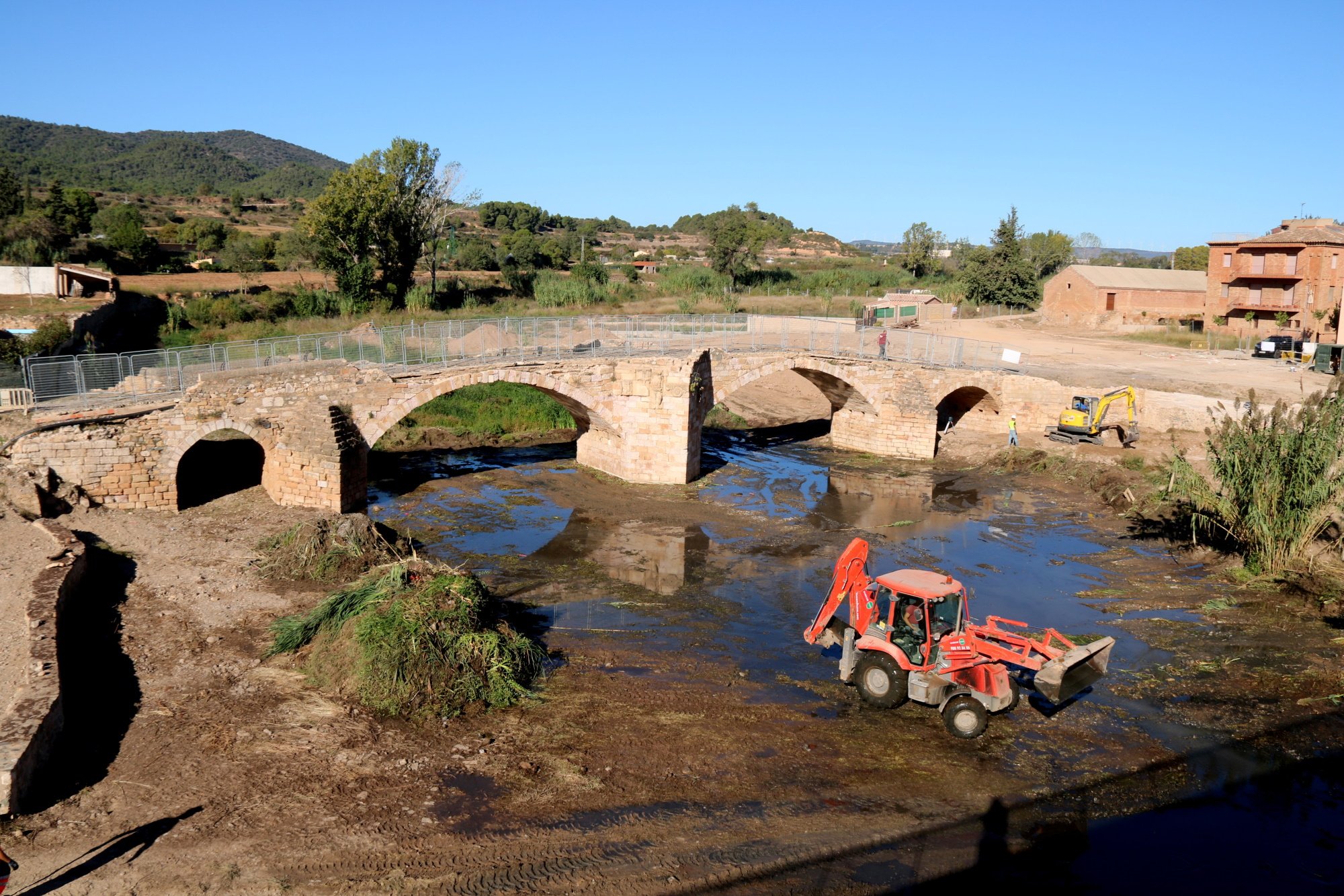 La Conca de Barberà es recupera de la gran riuada de fa tres anys