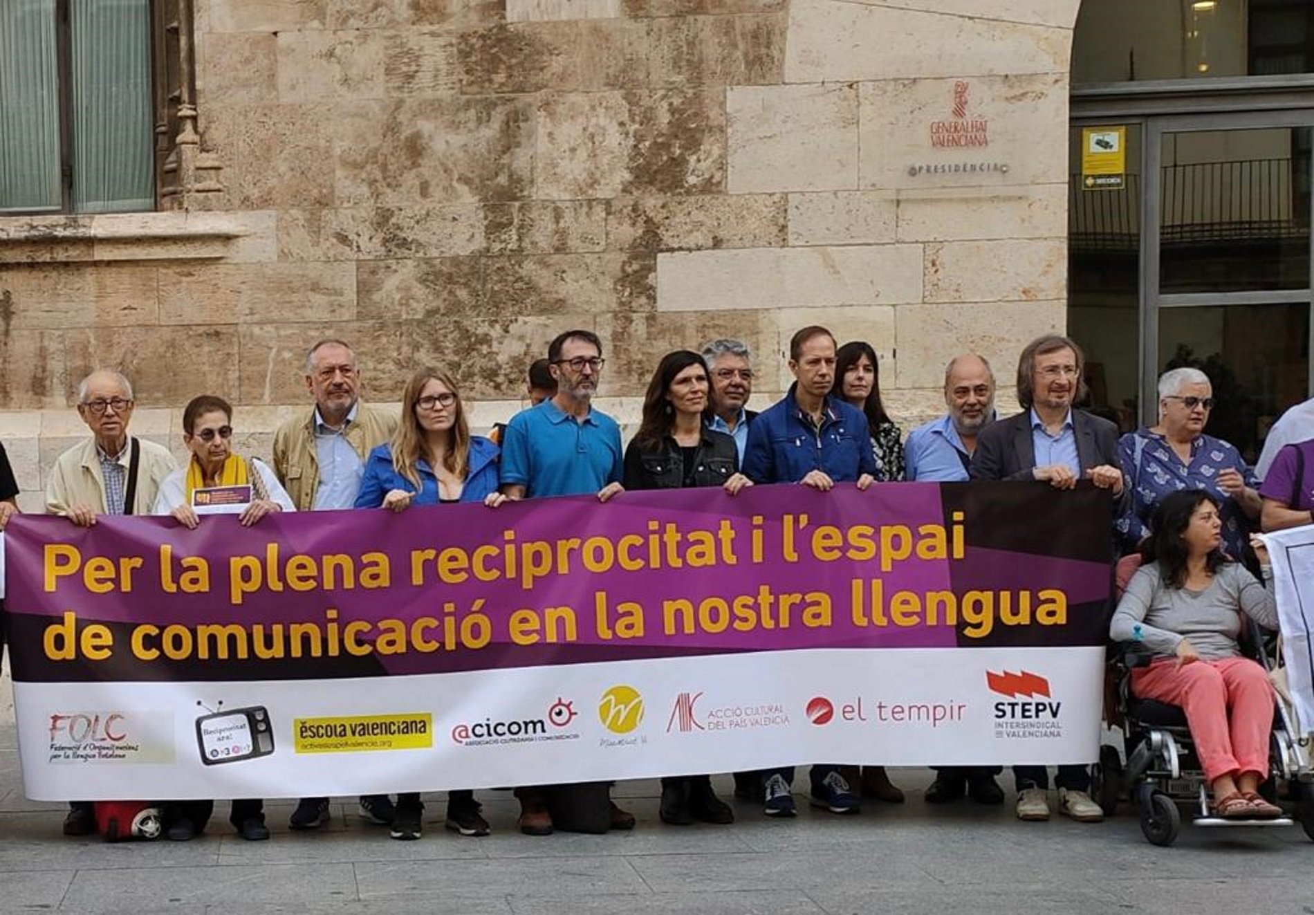 Nou acte per reclamar la reciprocitat dels mitjans públics als Països Catalans