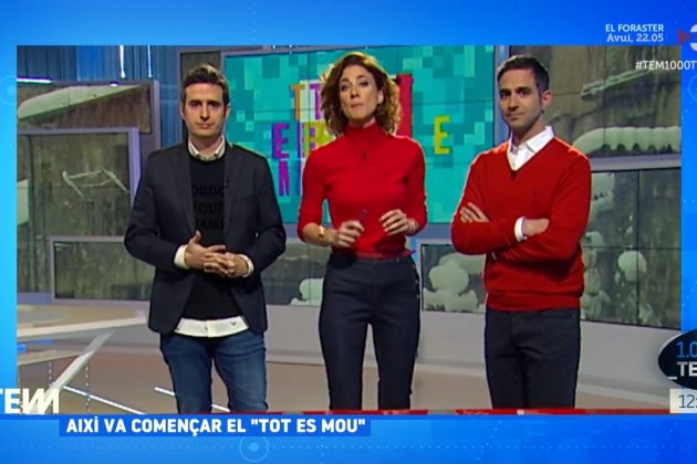 Helena García Melero, Francesc Soria y Lluís Marquina Tot se mueve TV3