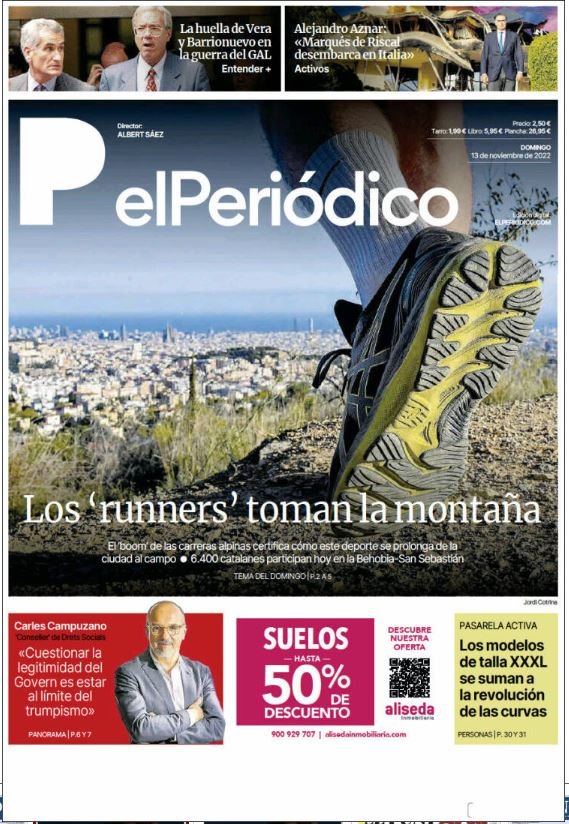 El periodico portada 13 noviembre