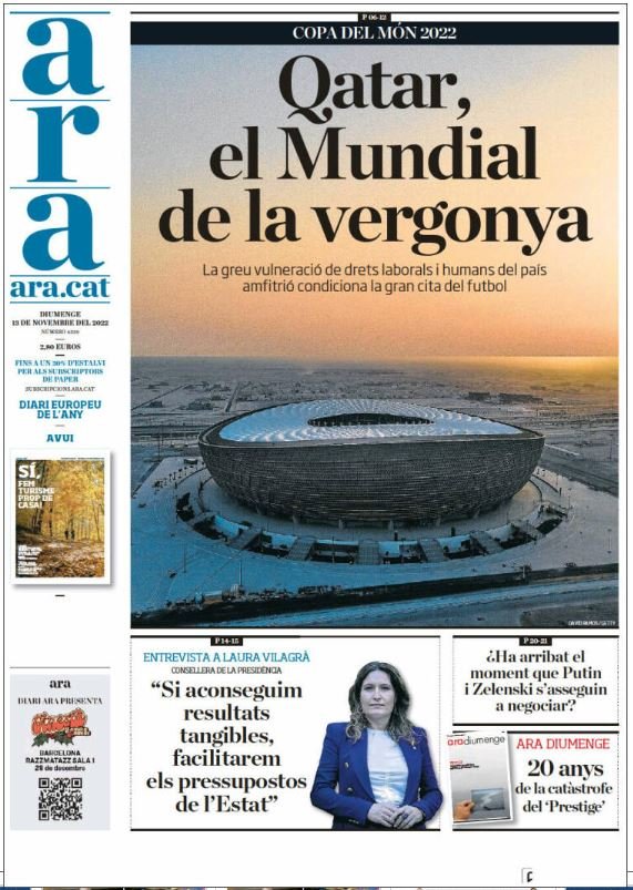 ahora portada 13 de noviembre