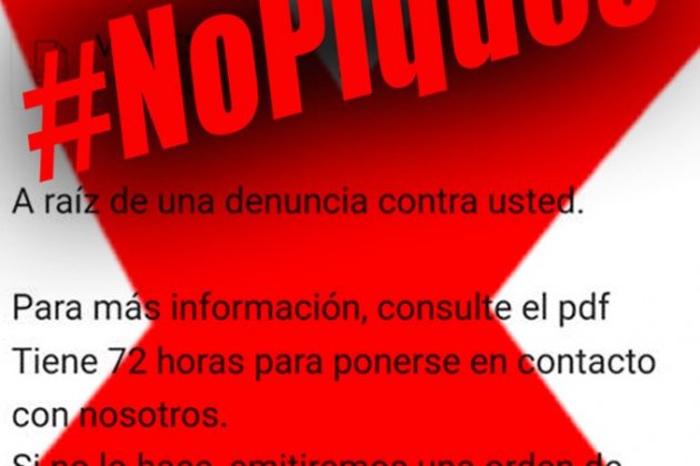 Denuncia fraude