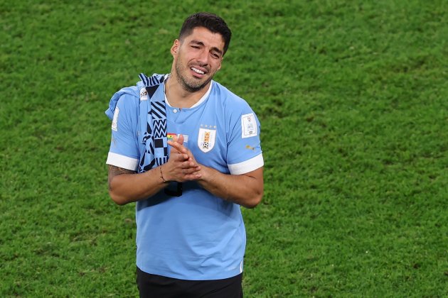 Luis Suárez llorando Uruguay Ghana / Foto: EFE