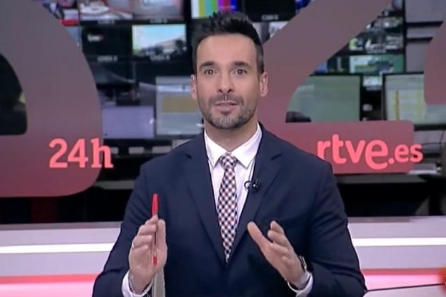 Lluís Guilera en el canal 24 horas Twitter