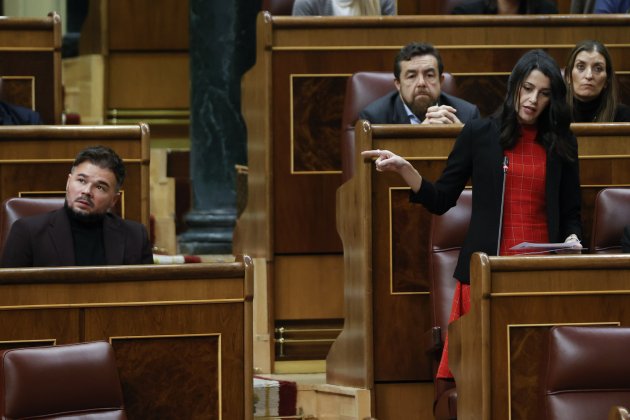 Rufián i Arrimadas en el Congreso EFE