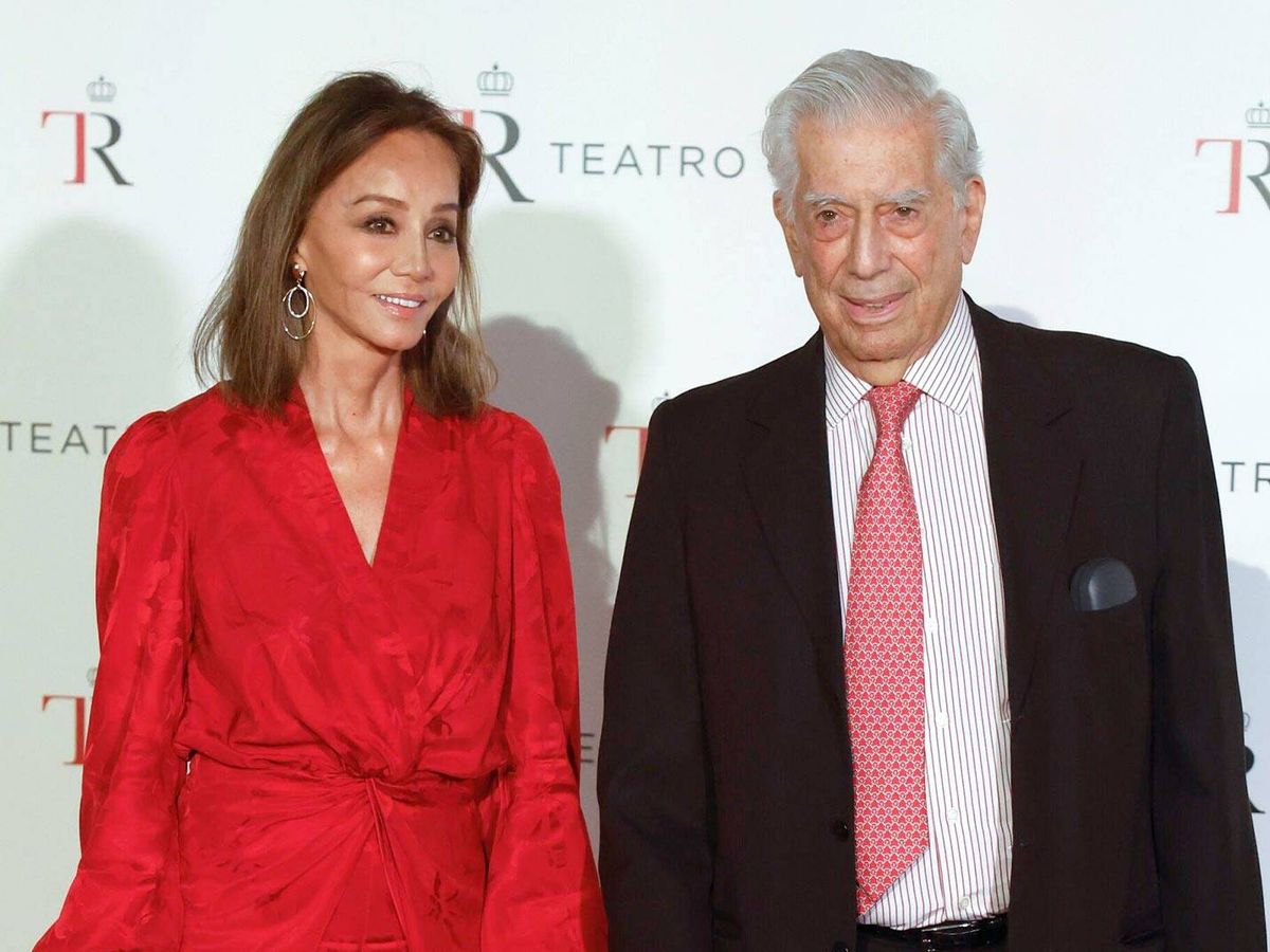 Mario Vargas Llosa e Isabel Preysler teatro real