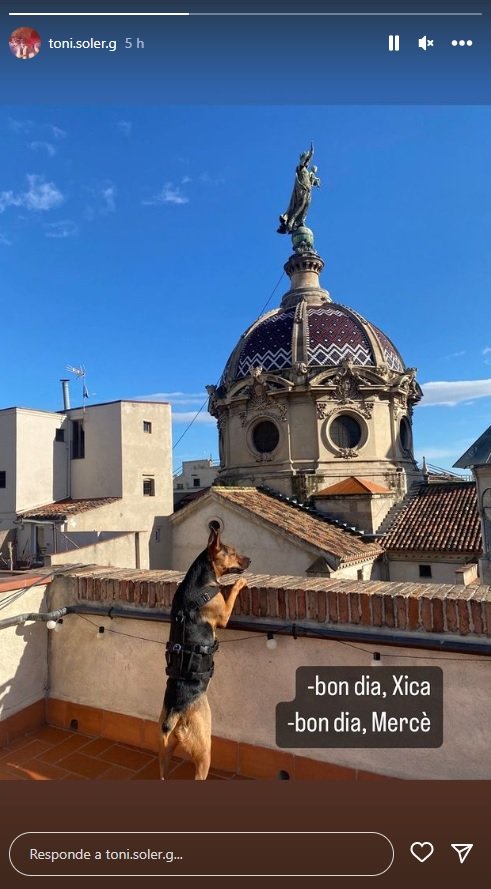 Terrado casa Toni Soler Instagram