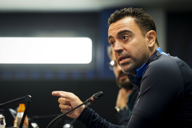 Xavi Hernández rueda de prensa / Foto: EFE