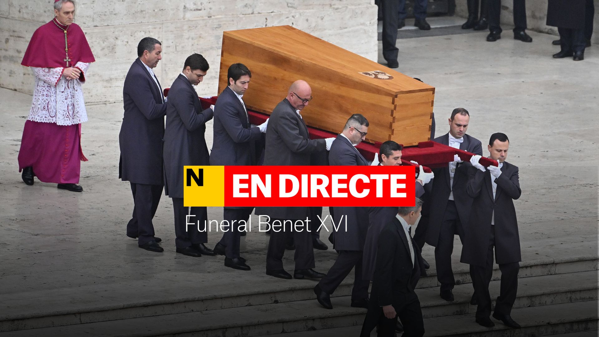 Funeral de Benedicto XVI, el papa emérito, en la basílica de San Pedro | DIRECTO