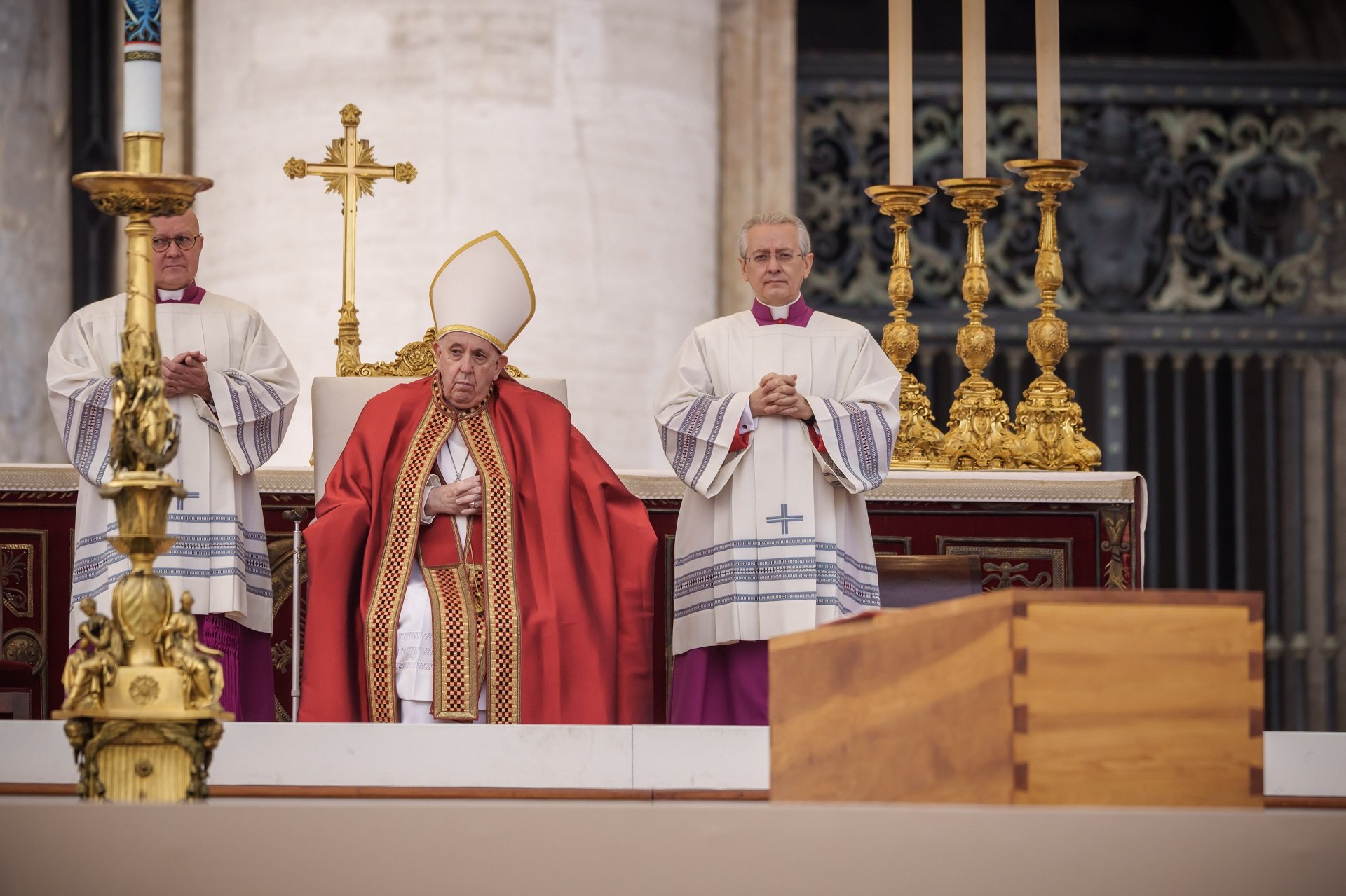 El papa Francisco al funeral de Benedicto XVI / Europa Press