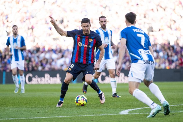 Robert Lewandowski Barça Espanyol / Foto: Europa Press