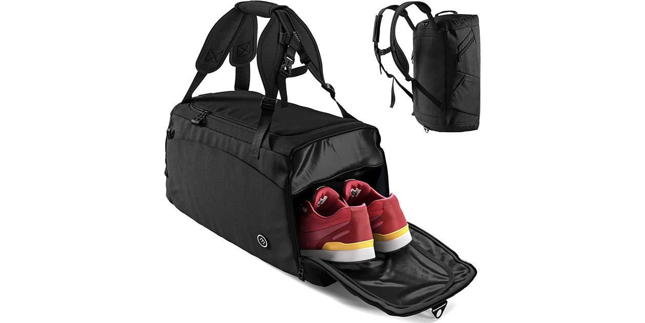 Bolsa Mochila Gym Bag Con 3 Compartimentos De Anbax Cat con