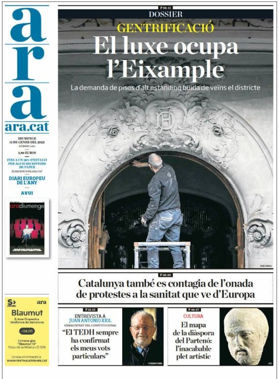 ara portada 15 de gener