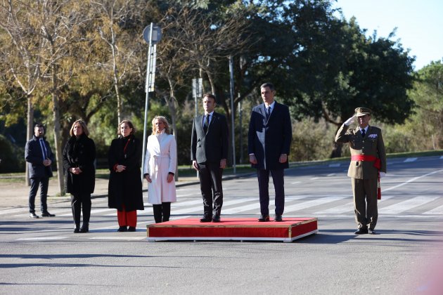 Emmnuel Macron y Pedro Sanchez, cumbre hispanofrancesa (1), foto: Montse Giralt