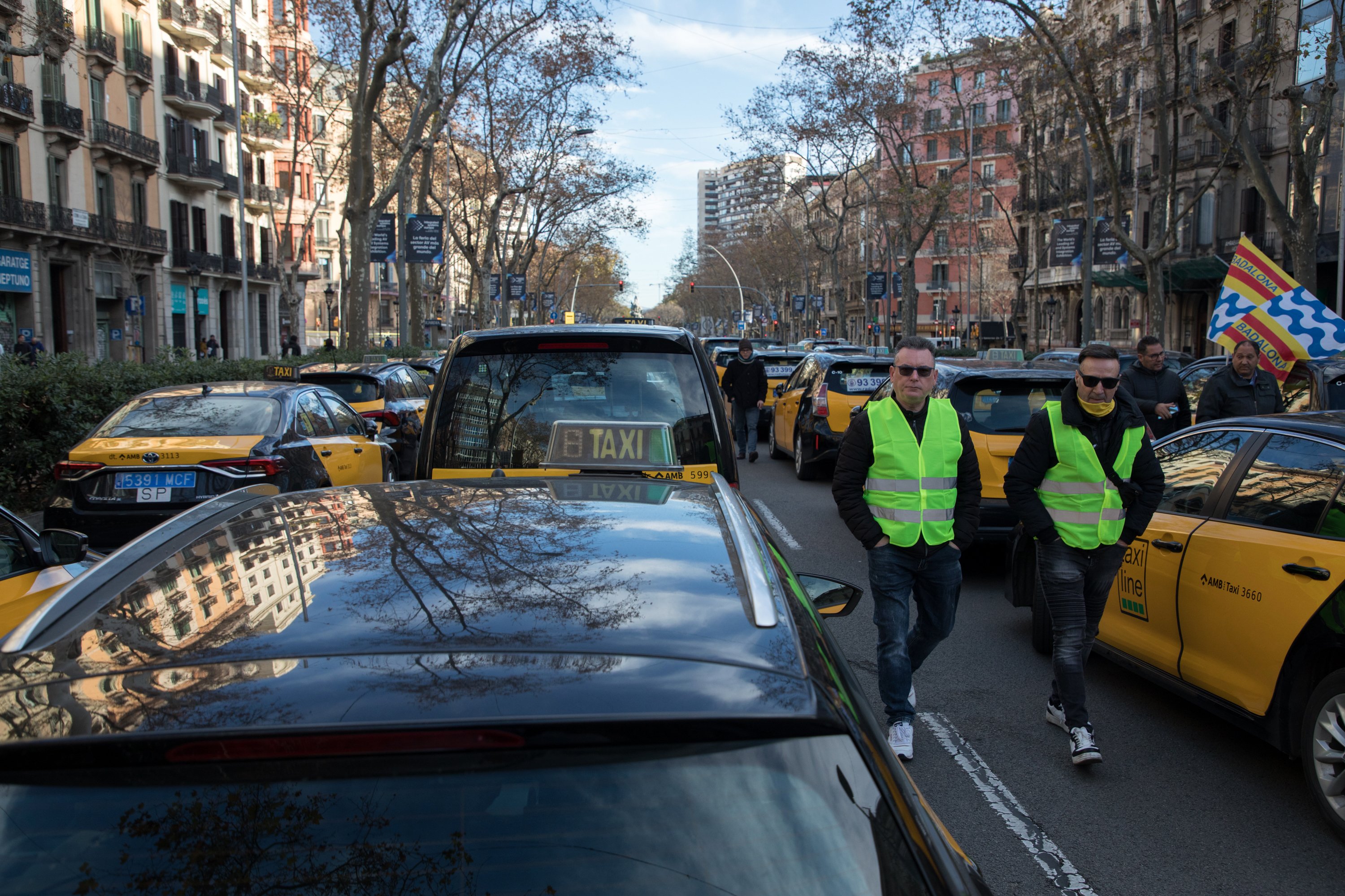 Así será la marcha lenta del taxi de este martes contra la "impunidad de Cabify, Uber y Bolt"