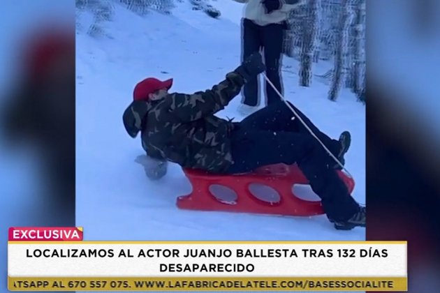 Juan José Ballesta nieve Telecinco