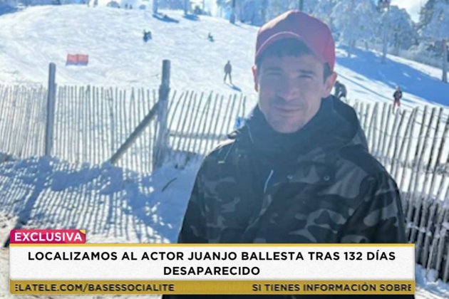 Juan José Ballesta reaparece nieve Telecinco