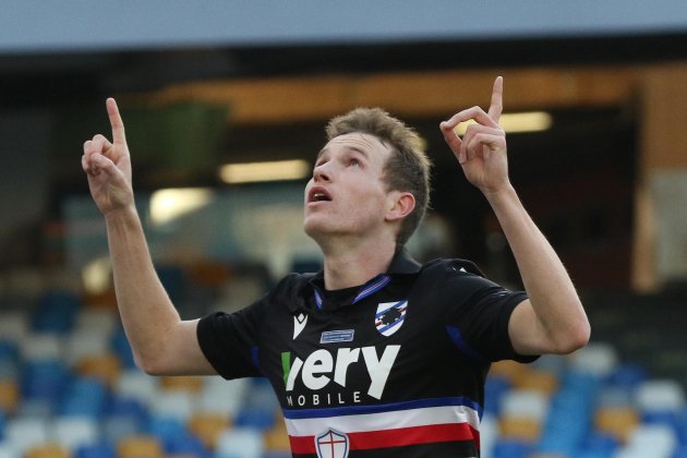 Jakub Jankto durante un partido de la Sampdoria / Foto: EFE