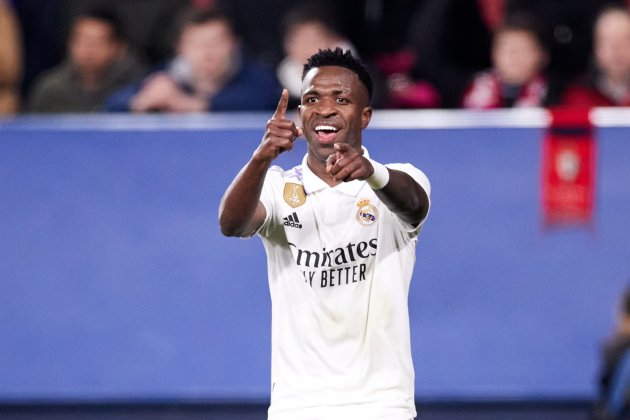 Vinícius Júnior celebrando gol Real Madrid / Foto: Europa Press