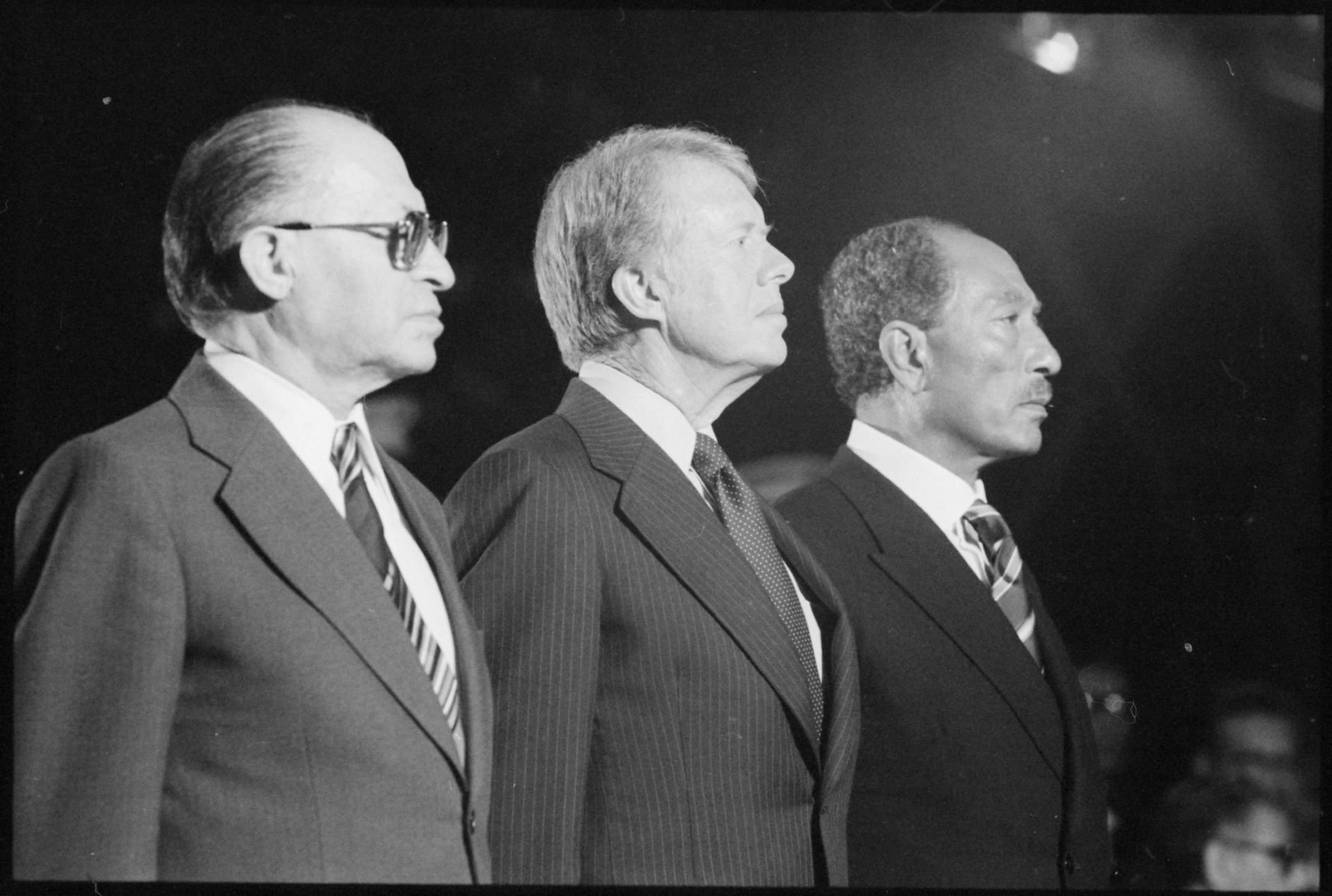 Menahem Begin Jimmy Carter Anwar Sadat acords camp david