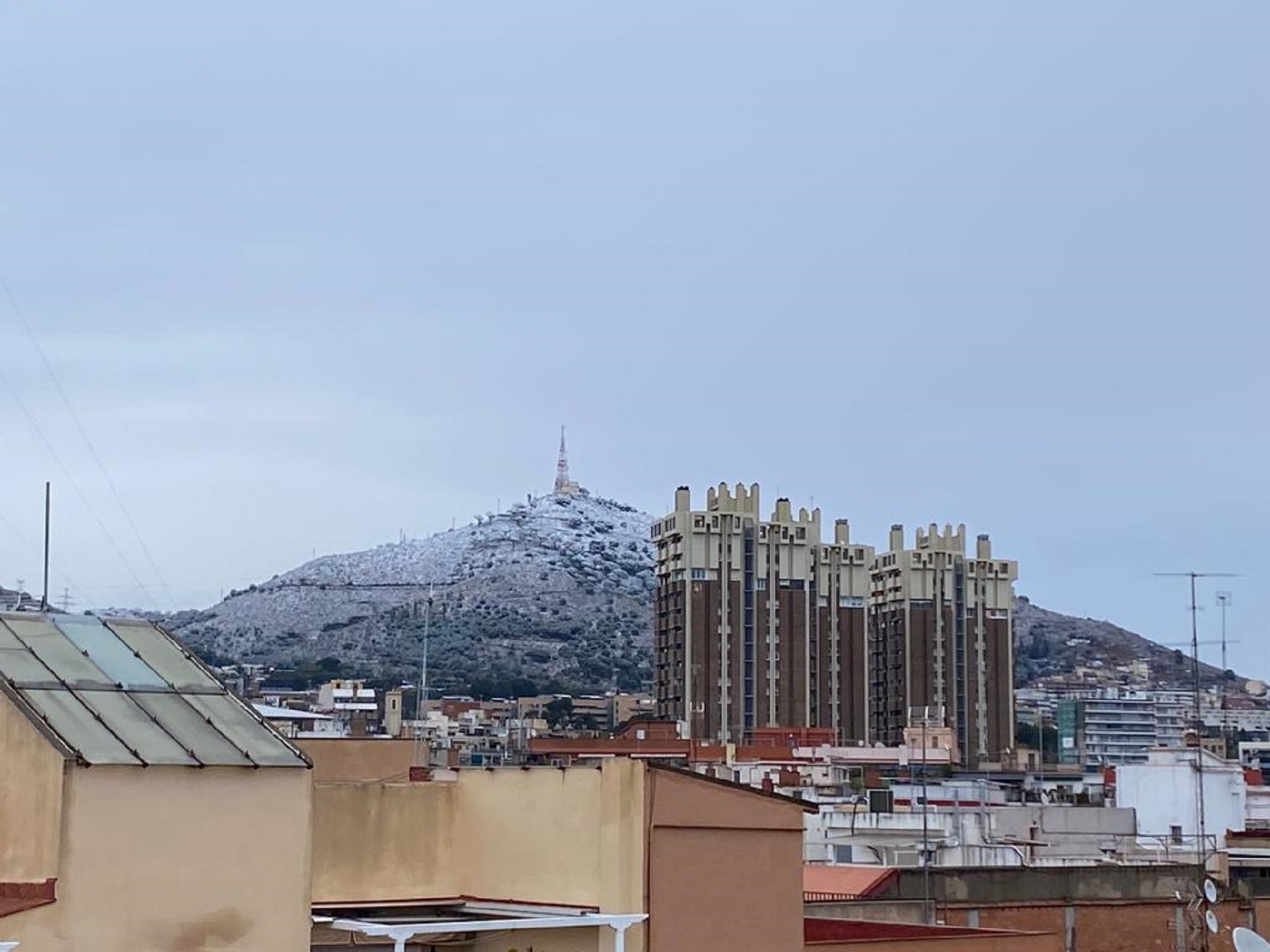 Collserola vista des d'esplugues