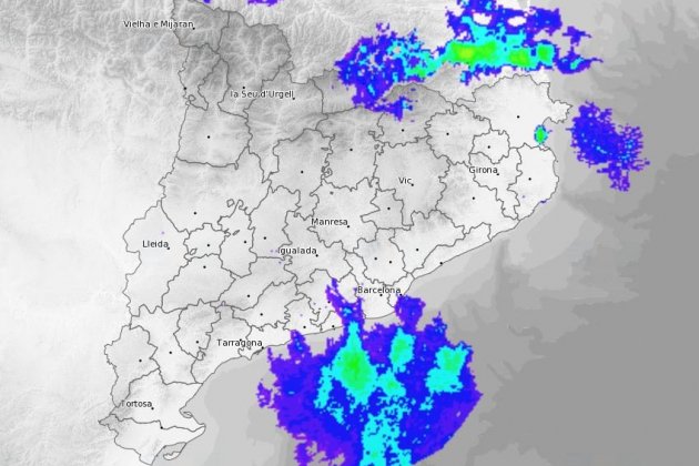 mapa radar / servei meteorologic