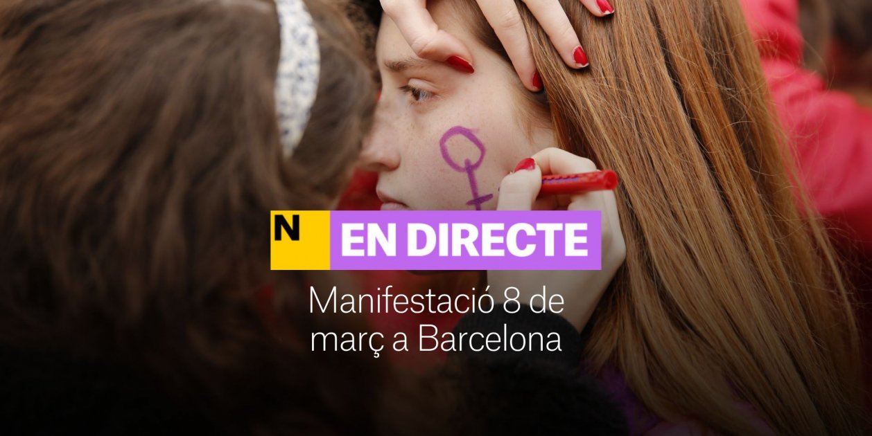 Manifestación 8 De Marzo 2023 En Barcelona Por El Día De La Mujer Huelga 8m Directo 