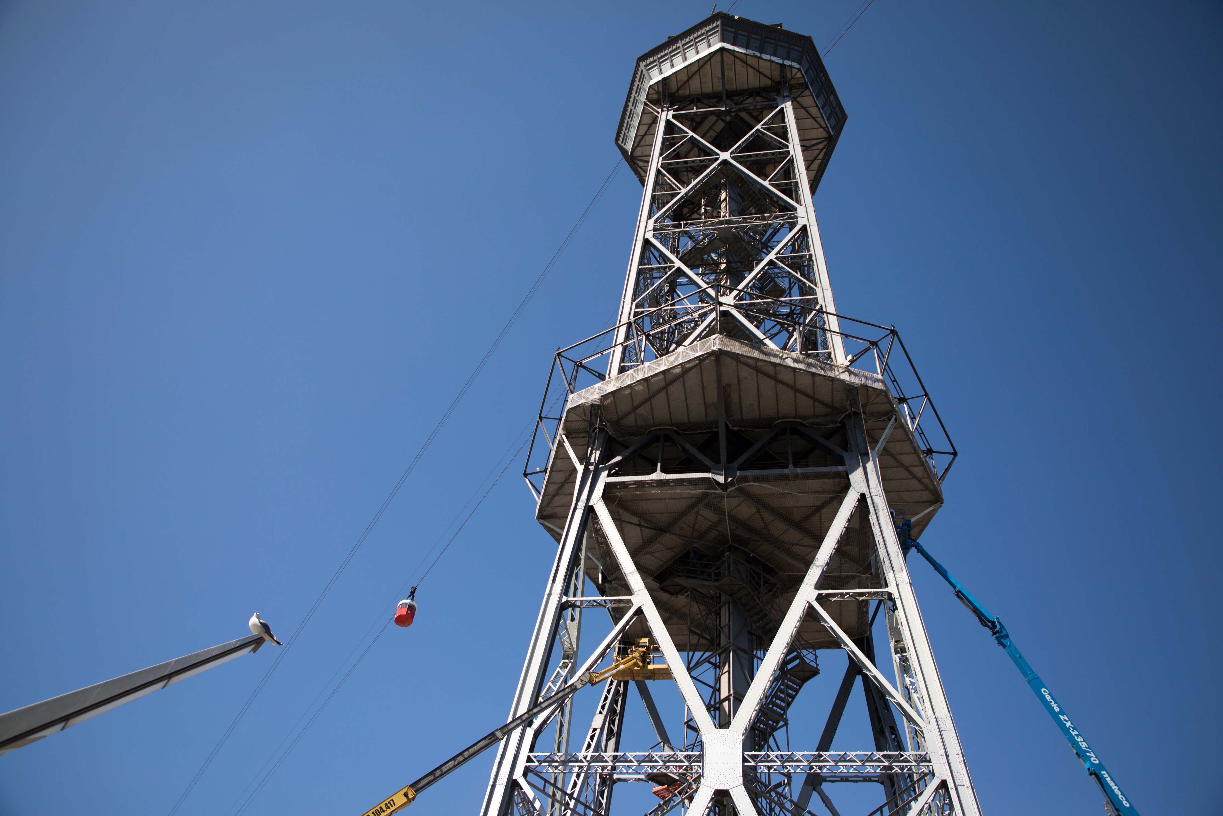 La Torre de Jaume I del Telefèric del Port de Barcelona podria recuperar el restaurant i el mirador