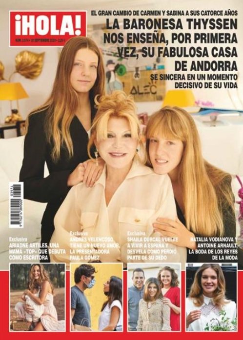 Portada HOLA! hijas Thyssen Portada HOLA! hijas Thyssen