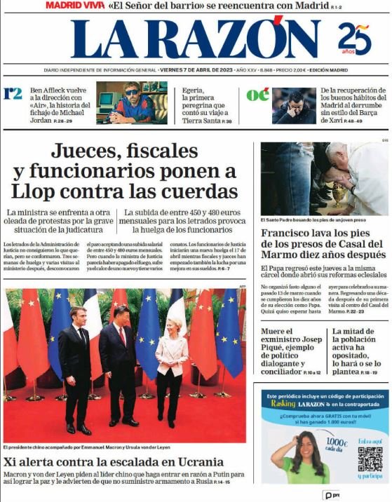 la razon portada divendres sant