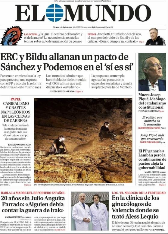 portada el mundo dissabte sant