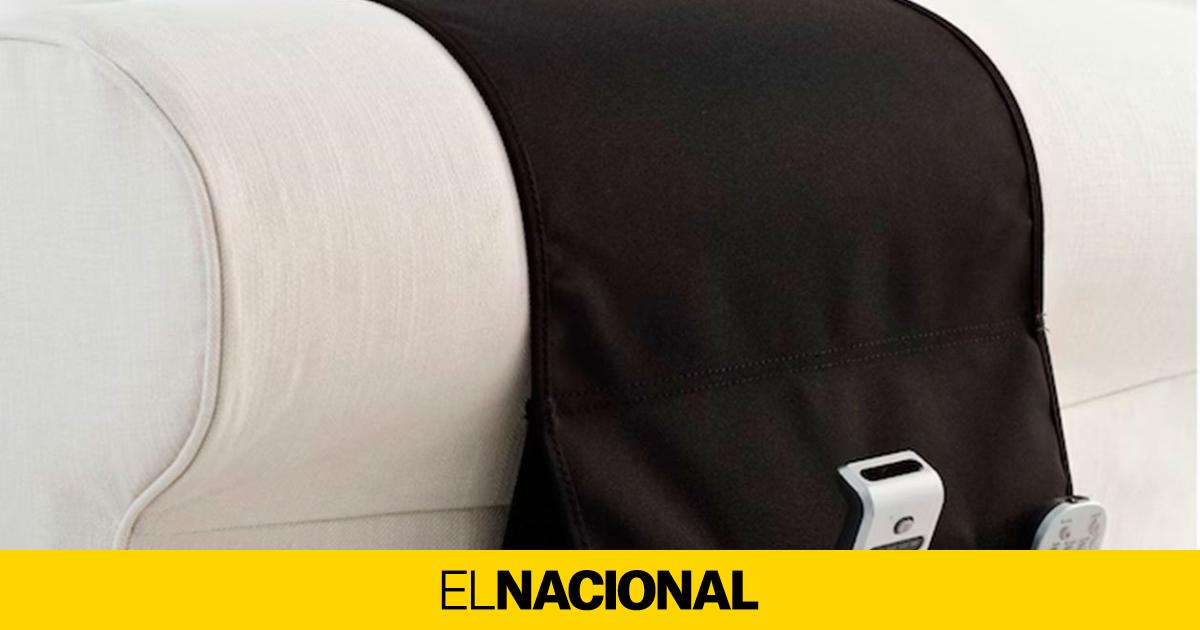 FLÖRT Organizador mandos a distancia, negro - IKEA