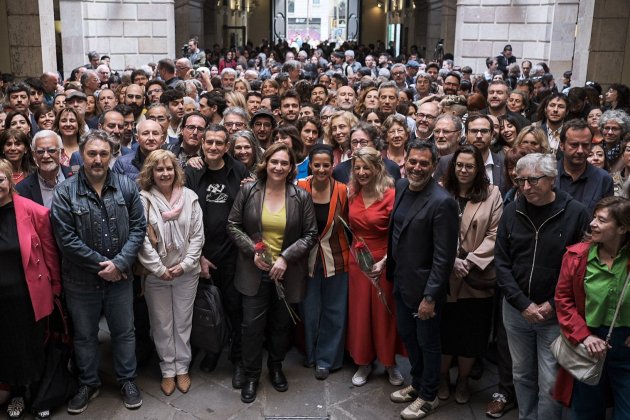 Esmorzar de l’ajuntament de Barcelona amb Colau, Yolanda Díaz i Gemma Ruiz (2). Foto: Carlos Baglietto