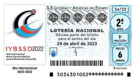 Billete lotería nacional 29 abril 2023