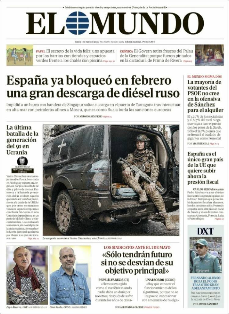 El Mundo 1 maig