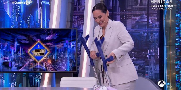 Tamara Falcó muletas 3 Antena 3