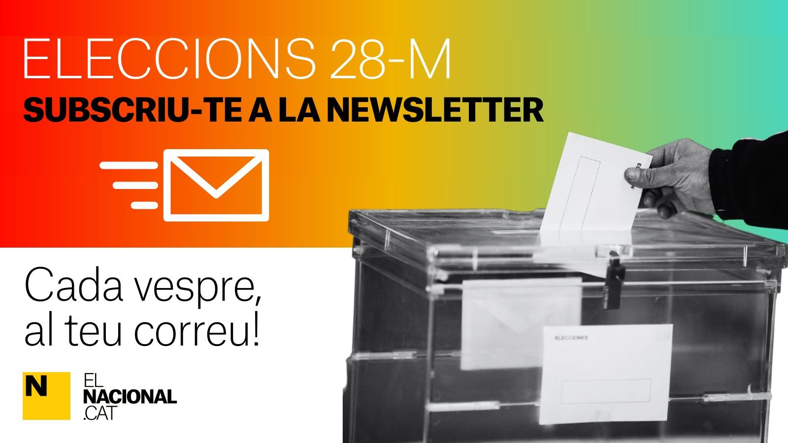 SUBSCRIU-TE NEWSLETTER ELECCIONS