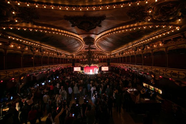 La sala el Apagador donde abre campaña Barcelona en Comú. Foto: Anna Gibert